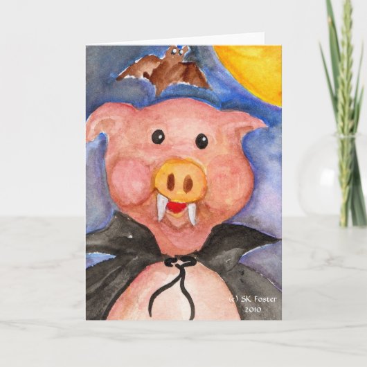 Vampire Pig Kaart (Voorkant)