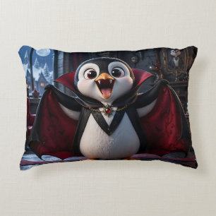 Vampire pinguïn bed kussen/huis decoratie accent kussen