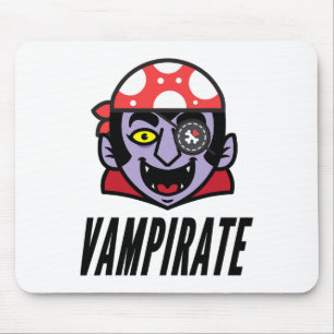 Vampire Piraat Vampirate T-shirt Halloween  Muismat