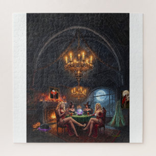 Vampire Poker Girls Willen Gewoon Leuke Dingen Doe Legpuzzel