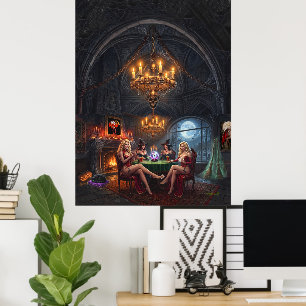 Vampire Poker Girls Willen Gewoon Leuke Dingen Doe Poster