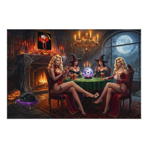 Vampire Pokermeisjes Willen Gewoon Pret Hebben Perfect Poster