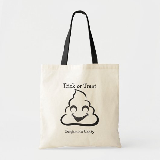 Vampire Poop Halloween Emoji Treat Bags Tote Bag (Voorkant)