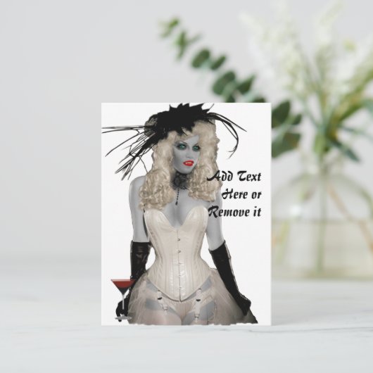 Vampire-postkaart Briefkaart (Staand voorkant)