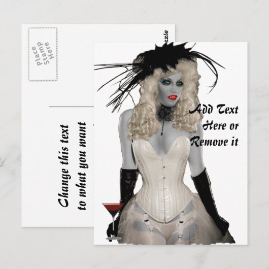 Vampire-postkaart Briefkaart (Voorkant / Achterkant)