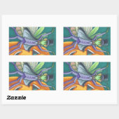 VAMPIRE PRAYING MANTIS BUG STICKER SHEET Rectangle (Vel)