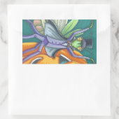 VAMPIRE PRAYING MANTIS BUG STICKER SHEET Rectangle (Tas)