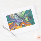 VAMPIRE PRAYING MANTIS BUG STICKER SHEET Rectangle (Envelop)