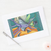 VAMPIRE PRAYING MANTIS BUG STICKER SHEET Rectangle (Envelop)