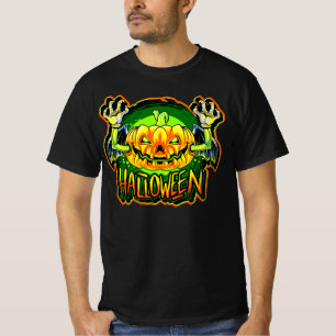 Vampire Pumpkin Bat Monster die de handen T-Shir a T-shirt