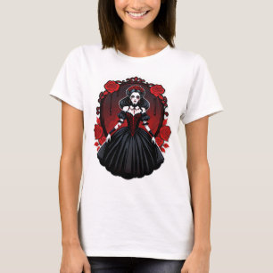 Vampire Queen Aesthetic - Elegante Gotische Hallow T-shirt