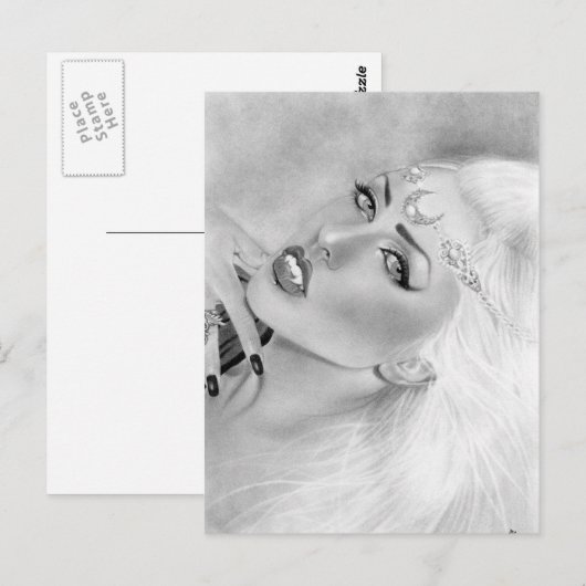 Vampire Queen Briefkaart (Voorkant / Achterkant)
