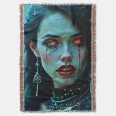 Vampire Queen: Dark Allure Art Deken (Voorkant Verticaal)