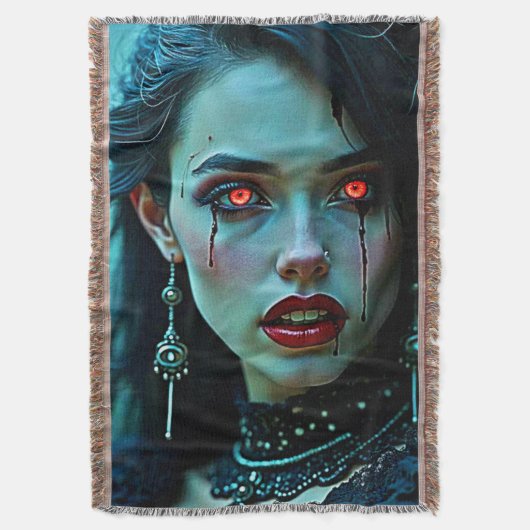 Vampire Queen: Dark Allure Art Deken (Voorkant Verticaal)