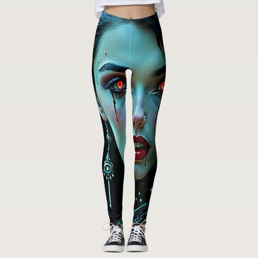Vampire Queen: Dark Allure Art Leggings (Voorkant)