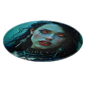 Vampire Queen: Dark Allure Art Snijplank (Hoek)