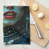 Vampire Queen: Dark Allure Art Theedoek (Quarter Fold)