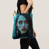 Vampire Queen: Dark Allure Art Tote Bag (Dichtbij)