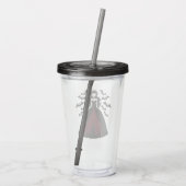 Vampire Queen Halloween Acryl Drinkbeker (Achterkant)