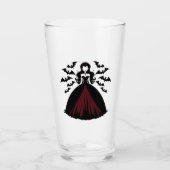 Vampire Queen Halloween Glas (Voorkant)
