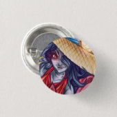 Vampire Queen Pet Pin Ronde Button 3,2 Cm (Voorkant /achterkant)