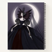 Vampire Queen Spiral Notebook Notitieboek (Achterkant)