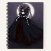 Vampire Queen Spiral Notebook Notitieboek (Voorkant)