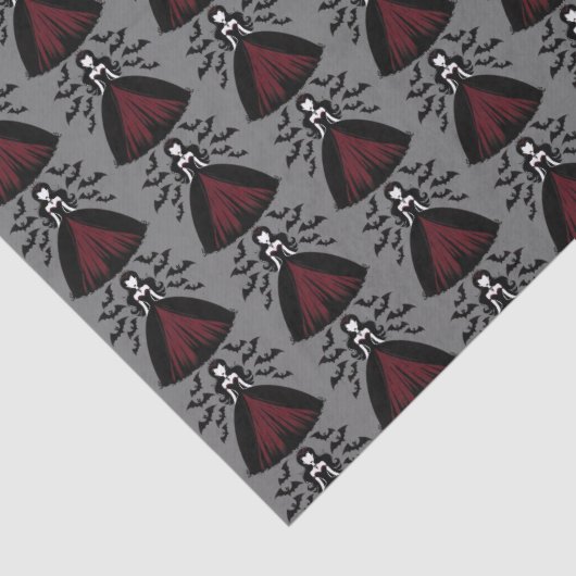 Vampire Queen Tissuepapier (Detail)