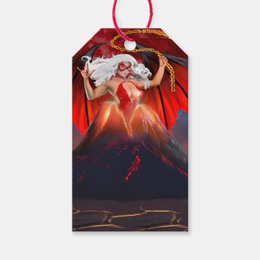 Vampire Rebellenteen: Vulkanische Ontsnapping Cadeaulabel (Voorkant)
