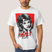 VAMPIRE RED LIPS ART JACK JOYA T-SHIRT (Voorkant)