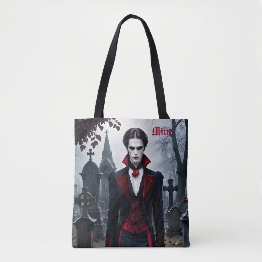 Vampire Romance Reader Verjaardagscadeau Naam toev Tote Bag (Voorkant)