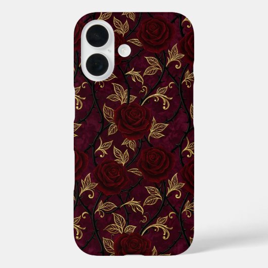 Vampire Rose Garden Pattern Phone Case (Achterkant)