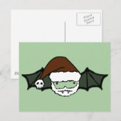 Vampire Santa Bat Briefkaart (Voorkant / Achterkant)