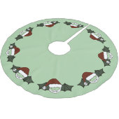 Vampire Santa Bat Kerstboom Rok (Gekanteld)