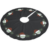 Vampire Santa Bat Kerstboom Rok (Gekanteld)