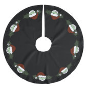 Vampire Santa Bat Kerstboom Rok (Voorkant)