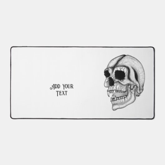 Vampire schedel bureaumat (Voorkant)