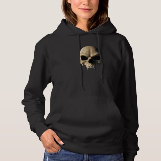 Vampire schedel hoodie (Voorkant)