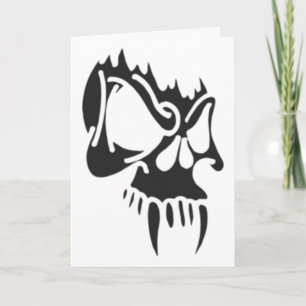 Vampire schedel kaart