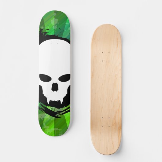 Vampire schedel persoonlijk skateboard (Voorkant)
