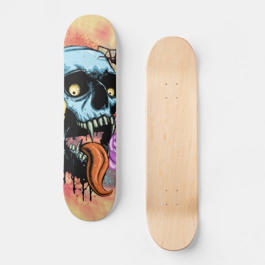 Vampire schedel persoonlijk skateboard (Voorkant)