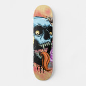 Vampire schedel persoonlijk skateboard (Voorkant)