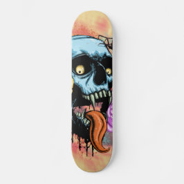 Vampire schedel persoonlijk skateboard