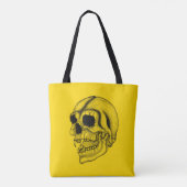 Vampire schedel tote bag (Achterkant)