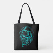 Vampire schedel tote bag (Achterkant)