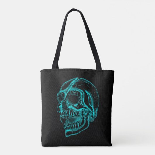 Vampire schedel tote bag (Achterkant)