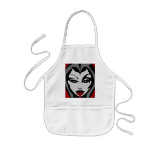 Vampire Schorten Halloween Vampire Girl BBQ Schort