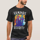 Vampire Security Easy Halloween Costume T-shirt (Voorkant)