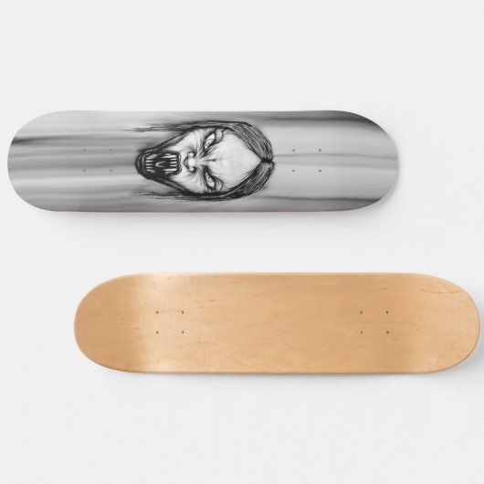 Vampire Skull II Skateboard Deck (Horizontaal)