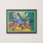 VAMPIRE SLAGTANDEN BIDENDE MANTIS HALLOWEEN INSECT LEGPUZZEL (Horizontaal)